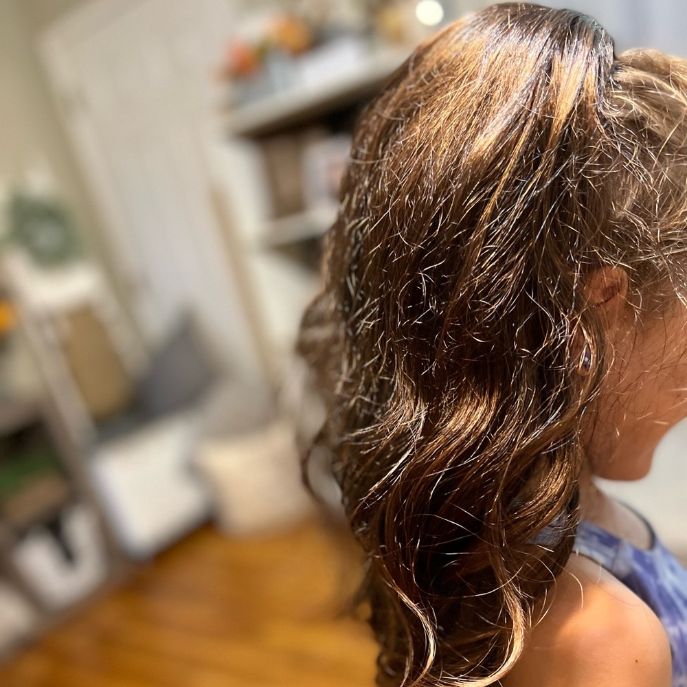 Pony bumper synthetic wig
